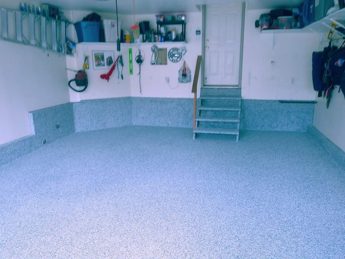 Underground parking epoxy floor coating commercial