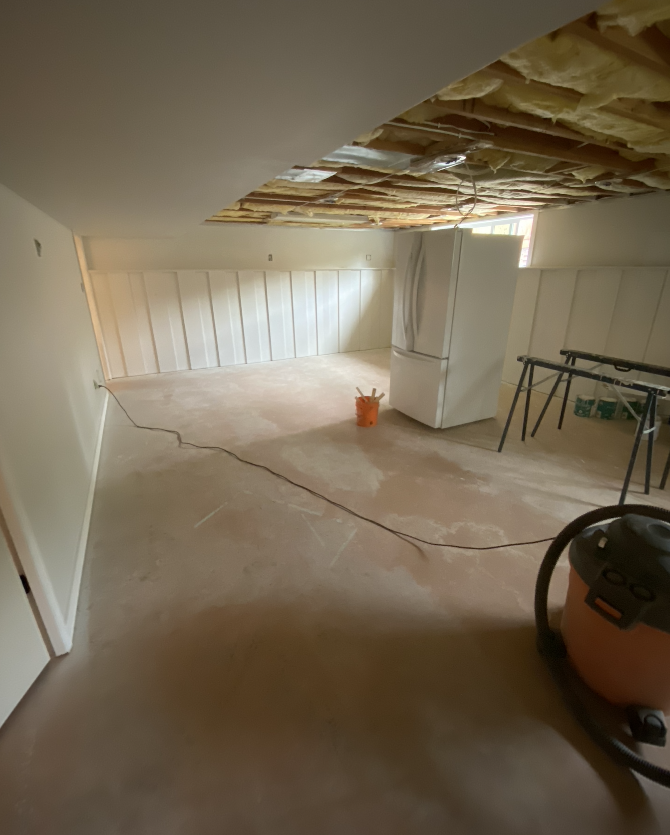 Basement before renovation in Kelowna