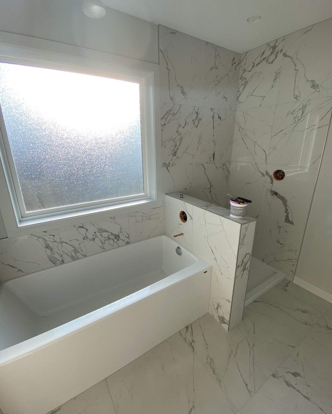 Finished bathroom renovation in Kelowna