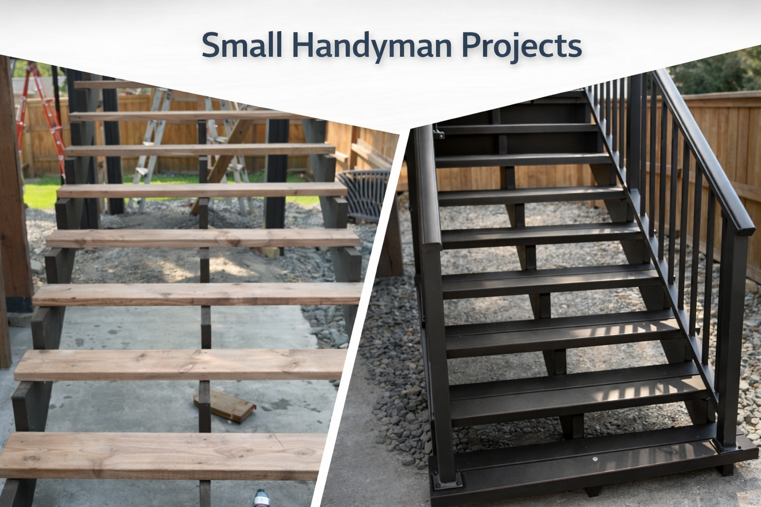 Deck stair repairs in Kelowna