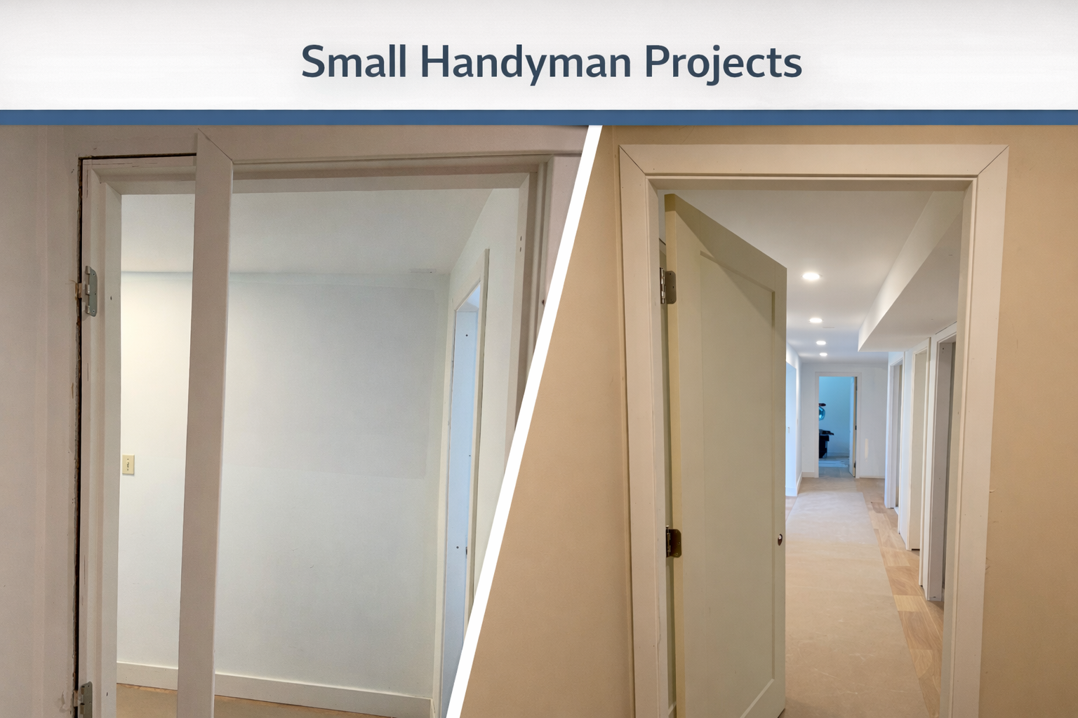 Interior door and trim repairs in Kelowna