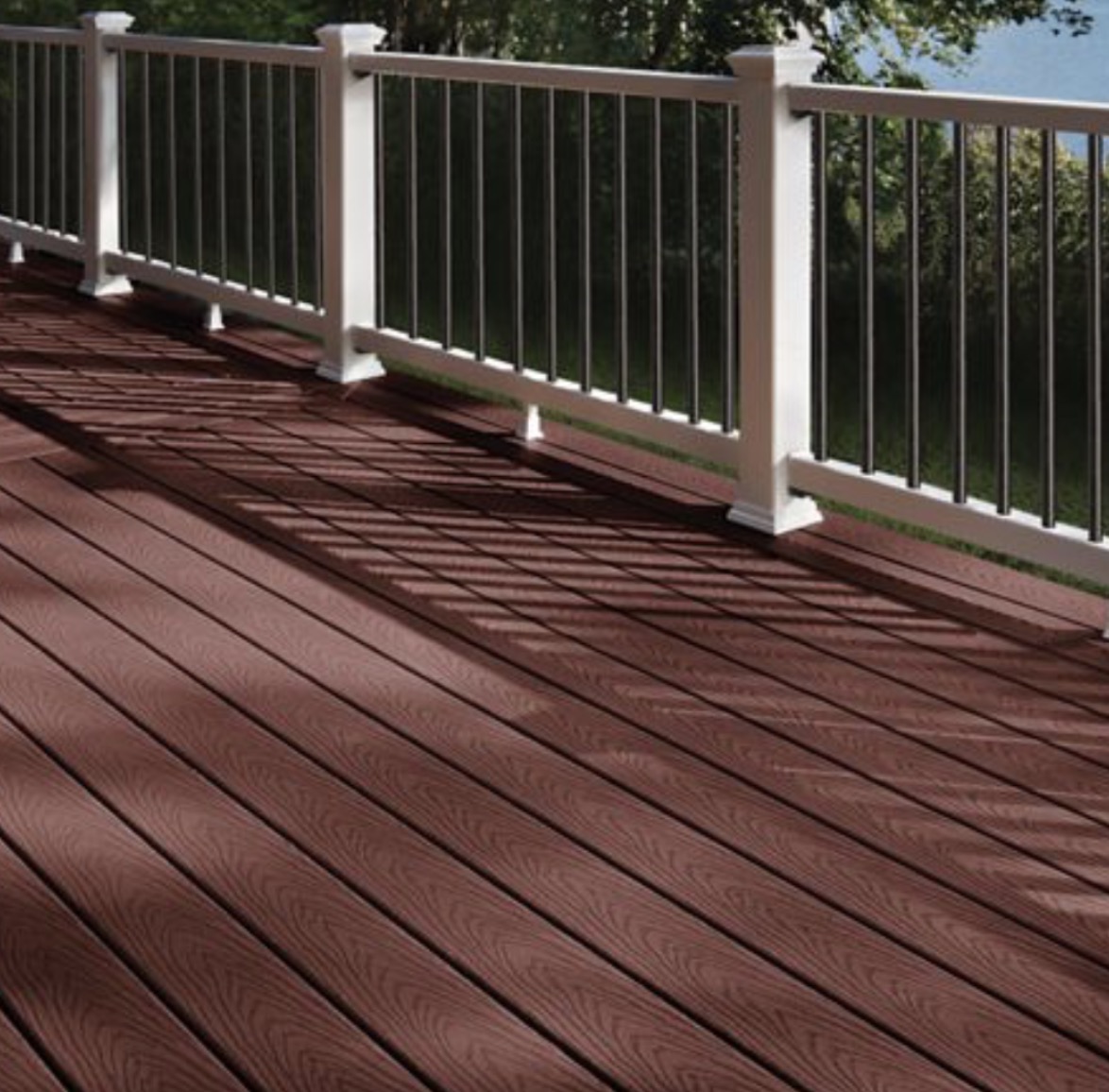 Deck railing stairs Kelowna CedarWolf