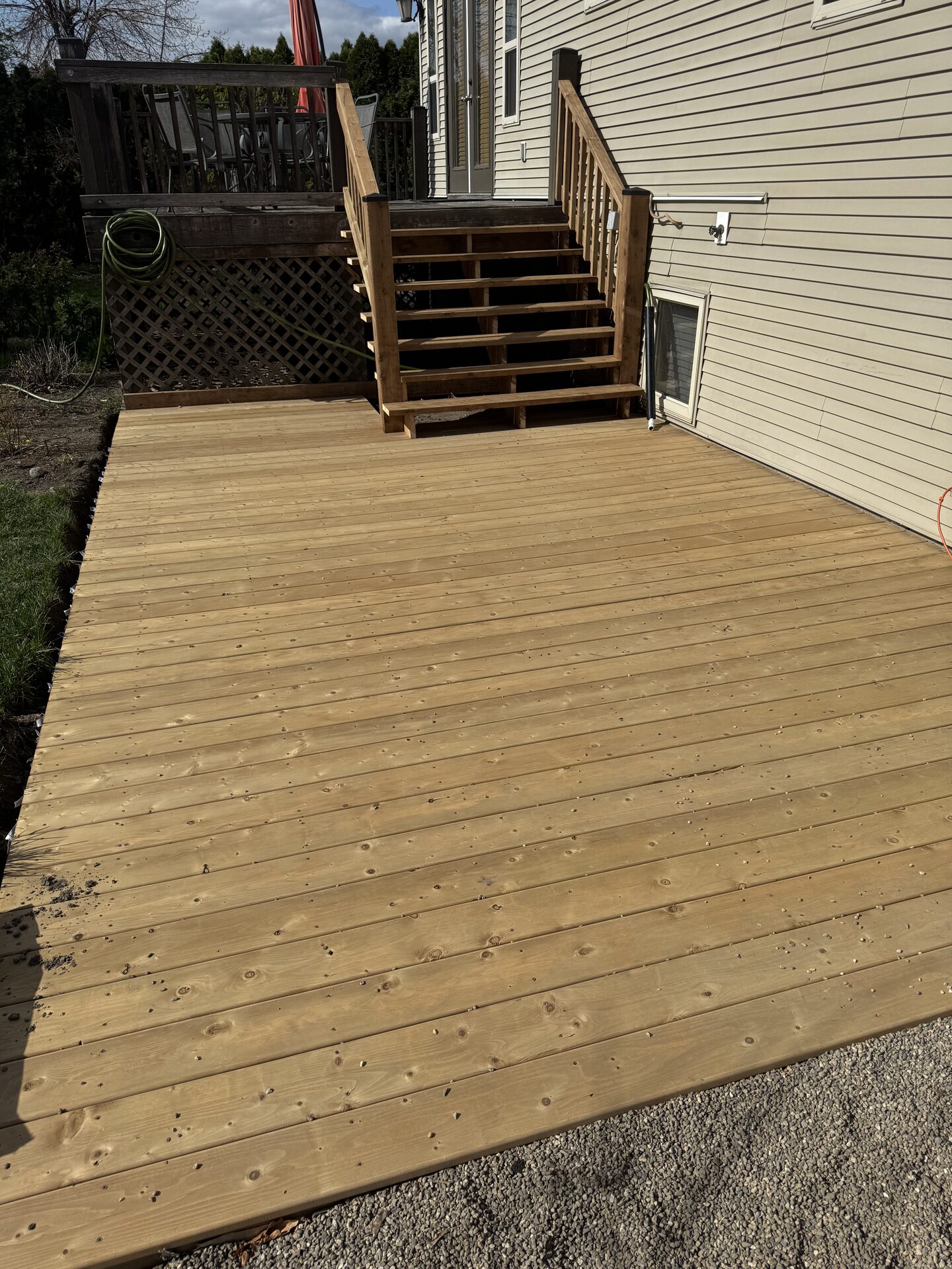 Cedar deck project by CedarWolf Build + Design